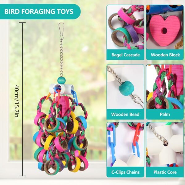 lovyoCoCo Bird Toys Conure Toys