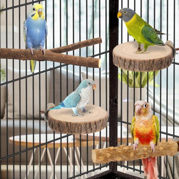7-Piece Bird Perches for Cage